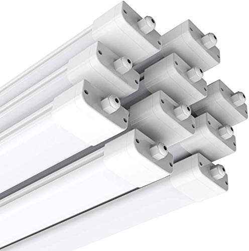 Anten 45W LED Feuchtraumleuchte 150cm für Keller, Garage, Innen- und Außenbeleuchtung | IP65 Wasserfest Kellerleuchte, Feuchtraumlampe in Neutralweiß 4000K, 10 Stücke