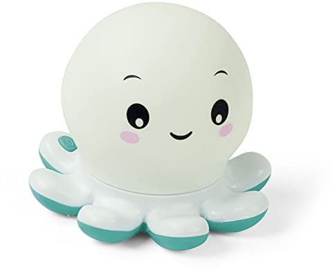 Clementoni - 17407 - Baby Octopus Primo Bagnetto - Gioco luci e Melodie Neonato, 0 Mesi+