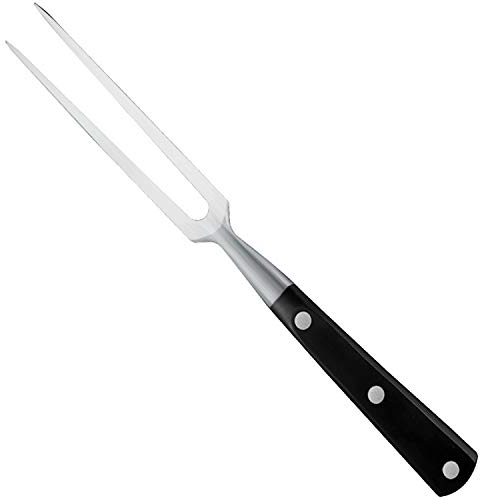 Heavy Stainless Steel Carving Fork,Barbecue Cooking Meat Fork, Used to Fixed, Move, Poultry and Turkey Forks(L:11.5-Inch)