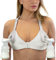 Chrome Cherry Truly Hands Free Pumping Bra - Nurturally - Fits 36A to 46D, Comfortable, Adjustable, Works with Lansinoh, Spectra, Evenflo - White and Silver