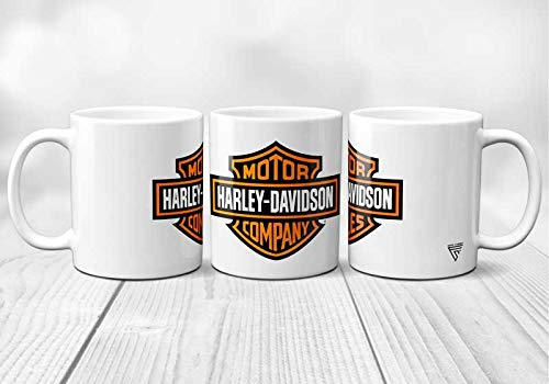 SUPER FABRIQUE Tasse mit Harley Davidson Logo, originell und robust