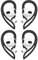 ALXCD Ear Hooks Compatible with AirPods 3 3rd Gen, Anti-Slip 360°Adjustable Over-Ear Soft TPU Earhook [Anti Slip][Anti Lost], Compatible with AirPods 3, 2 Pairs Black