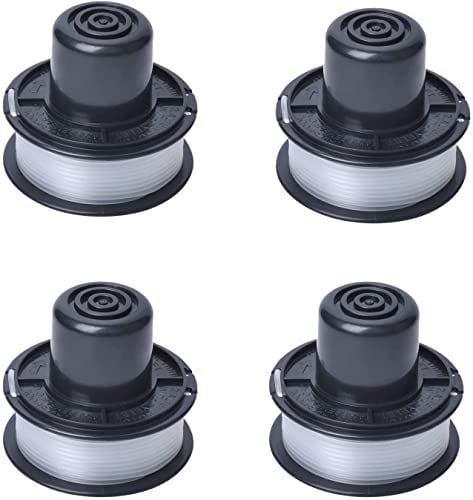 Poweka A6226-XJ Bobina di Filo Compatibile con Black Decker GL250 GL310 GL360 Decespugliatore e Tagliaerba (4 Pezzi)