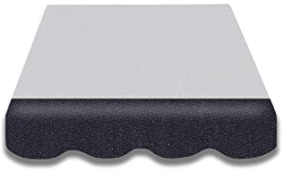 Leudus Markisen Volant Markisenbespannung Sonnenschutz Ersatzstoffe 3.83m*23cm SPD004 Sonnenmarkise fertig genäht