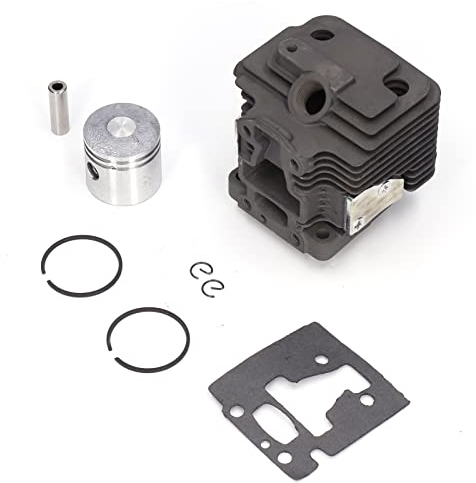 Jxjamp Elektrische Werkzeuge Zylinderkolbenbaugruppe, Effiziente Exquisite Freischneider Zylinderbaugruppe Stabil mit Dichtung für TJ23 für Garten