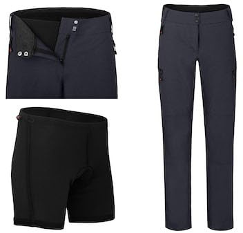 Bergson Vina | Damen Radhose (mit gepolsterter Innenhose), robust, elastisch, Night Sky [367], 40 - Damen