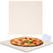 Waykea Piedra de pizza para horno tostador, 26,5 x 25,5 x 1,2 cm, piedra rectangular de cordierita para asar pan, para parrilla, horno