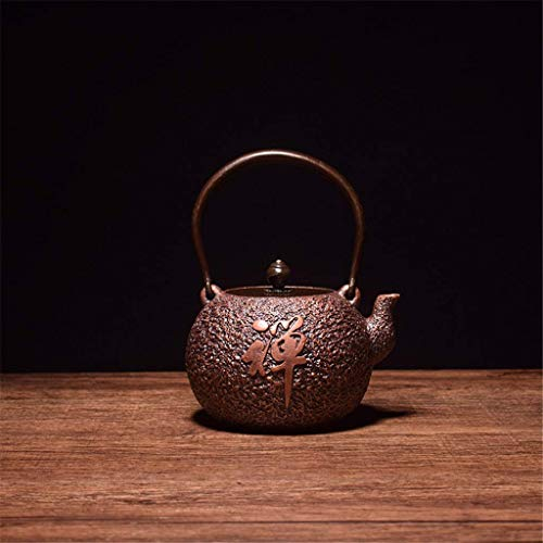 Japanische Teekanne aus Gusseisen, Teekanne, Kupfertopf, Handarbeit, zu Hause, antiker Kupfertopf, unbeschichteter Haushalt, reiner Kupfer-Teekessel, unbeschichtetes Tee-Set, Teezubehör marriage