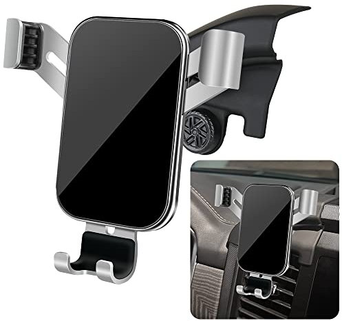 Lunqin KFZ-Handyhalterung für Ford F-150 F150 2021 2022 2023 2024, LKW, Auto-Innenzubehör, beste Handyhalterung, Handy-Halterung, Lade-Navigations-Halterung, Lüftungsschlitz-Ständer, Zubehör