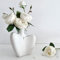 Tiamu Minimalistische Keramik-Blumenvase, Vase für Pampasgras, Körpervase Boho Nordic Gesicht Vase, Getrocknete Blumenvase, Vase Tischdecko Für Heimdekoration, Wohnzimmer, Fensterbank