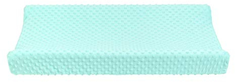 Nidddiv Housse de matelas à langer pour bébé, vert menthe, mélange de coton doux, unisexe, produits pour bébé
