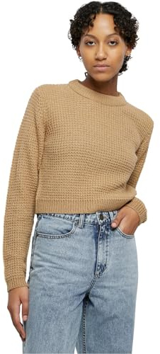 Urban Classics Damen Ladies Short Waffle Sweater