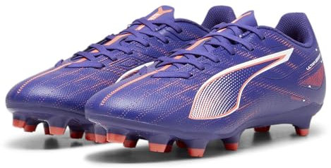 PUMA Ultra 5 Play FG/AG Wn's, Soccer Shoe Mujer, Lapis Lazuli White-Sunset Glow, 36 EU