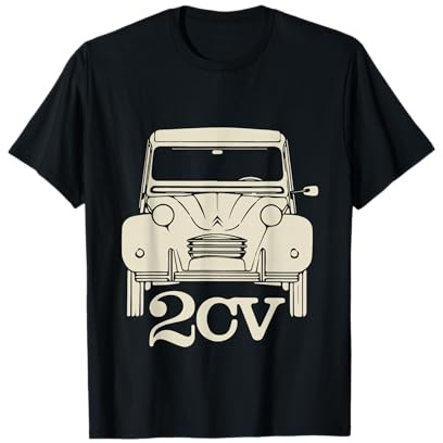 Citroën 2CV pour Dark T-Shirt
