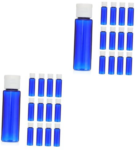 DOITOOL 40pièces Bouteilles à Pipette Plastique Pour Lotion Et Huile Essentielle Flacons De Voyage Pour Cosmétique Et Échantillons