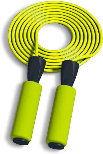 G5 HT SPORT Corda per Saltare Professionale Corda da Salto per Fitness e Allenamento Cardio - Resistente e Regolabile - Ideale per Bruciare Calorie e Tonificare il Corpo (VERDE LIME)