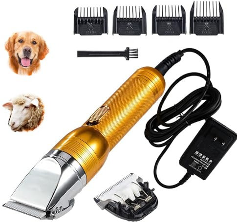 Tondeuse électrique professionnelle de toilettage pour chien, puissante 350 W, pour poils lourds, chats, fermes, bétail, fourrure, poils épais