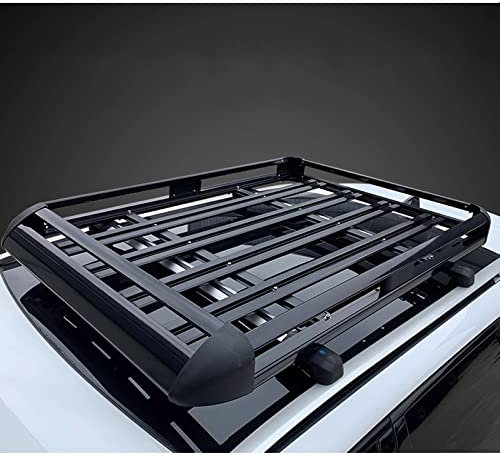 BEABAG Dachträger für V-W ID.6 ID.5 ID.4 ID.3 ID3 ID4 ID5 ID6, Aluminiumlegierung Dachgepäckablage Cargo Transport Dach Gepäckkorb, Externes Zubehör,Double-Layer-1.1M