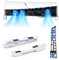 NexiGo PS5 Slim Horizontal Stand With Silent Enhanced Cooling Fan, Adjustable Speed, [Low Noise], [Auto Power On/Off], USB 3.0 Port, Built-in LED Light, for Both Disc and Digital Editions