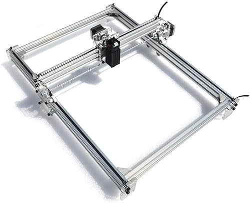 CNC Graviermaschine Desktop DIY Laser Schneiden Cutter Holz Plastik Schaum Graviergerät Gravur, 40X50CM, Gravieren Schneiden für Holz, Metall, Glas, Acryl