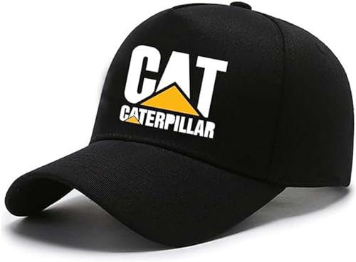 Baseballkappe Für Herren Und Damen Cater.PillAr Verstellbare Sportkappe Modische Schirmmütze Atmungsaktive Sonnenschutzmütze Trucker-Hüte,Unique size,C