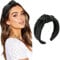 DRESHOW Headbands for Women Girls Knotted Elastic Hair Band Fashion Fabric Hairbands Cute Top Knot Head Band