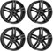 4x Carmani Felgen Alufelgen 14 Paul 6,5x16 ET45 5x108 black matt kompatibel mit Jaguar S-Type X-Type