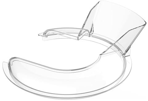 MMOBIEL Pouring Shield for KitchenAid 4.5-5 Quart Tilt-Head Stand Mixers Artisan & Classic Series Pouring Chute & Prevent Splattering – Splash Guard for Stainless Steel, Glass & Ceramic Bowls