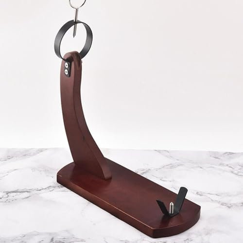 Wooden Spanish Ham Stand,Professional Ham Stand with Non-Slip Pads,Spanish Jamonero Ham Holder,Ham Holder for Slicing Spanish Hams at Home Or Restaurant