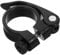 GAROZATION Metal Seatpost Clamp Bike Seat Lock Quick Release Clamp for Road Bikes Universal Fit Black 31.8mm