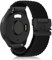 KeHowy 20mm Nylon Armband für Garmin Vivoactive 5/6/Forerunner 165/165 Music/245/245 music/645/645 music/570 42mm, Geflochtenes Ersatzarmband für Garmin Venu Sq 2/Venu 2 Plus/Approach S50/S44 -Schwarz