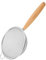 Colador de cocina fino – Colador de acero inoxidable con mango de madera cómodo y aislante del calor, filtro versátil para alimentos, colador pequeño para tamizar ingredientes secos, filtrar aceite de