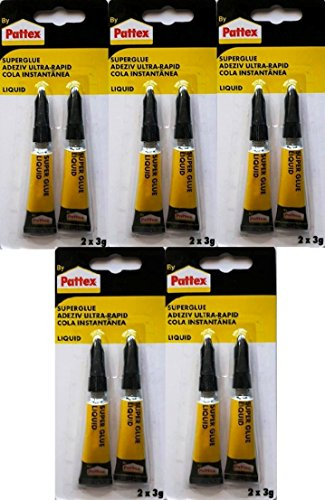 Pattex Sekundenkleber 2 x 3g flüssig liquid (10 x 3 g)