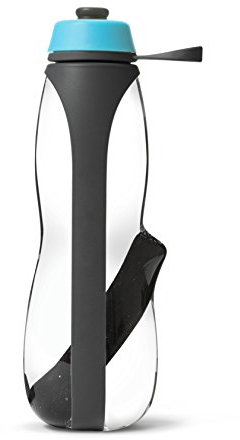 Black+Blum Eau Good Duo Kohlefilter plus Infuserflasche, grau/blau, 700 ml