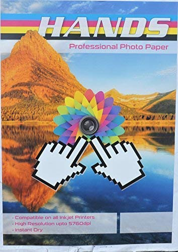 20 Blatt Hände A4 160gsm Laser Beidseitig Glanz Fotopapier