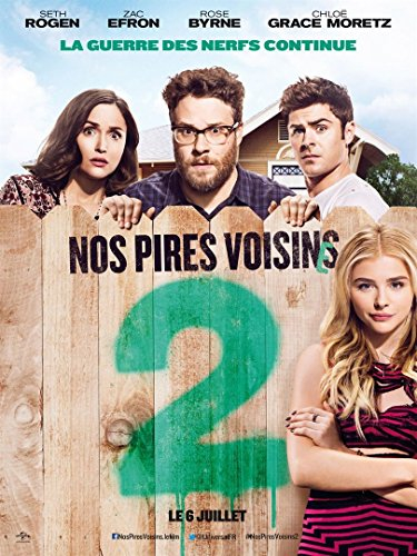 Cinema Nos Pires Voisins 2-2016 – Seth Rogen, Zac Efron – 116 x 156 cm – Original-Poster