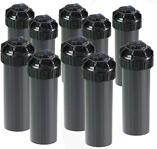 10 Pack Rainbird 5004-PC3.0 Rotor 4 5000 Series Head Sprinkler Pop-Up Lawn Sprayer w/Pre-Installed Nozzle