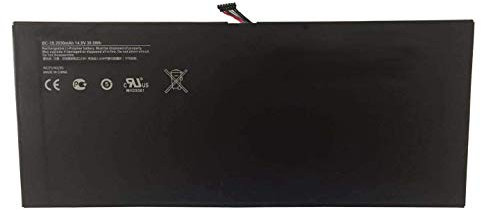 WYGUO BC-3S Remplacement de la Batterie d'un Ordinateur Portable pour Nokia Lumia 2520 4ICP5/43/95 Inter Tablet (14.8V 30wh 2030mAh)