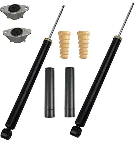 2x Stoßdämpfer Gasdruck 1x Staubschutzsatz 2x Domlager Hinterachse für Fusion JU