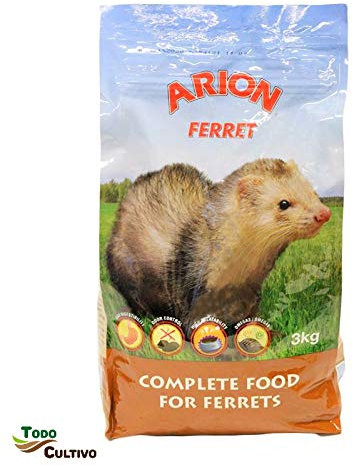 Aliment complet pour furets Arion 3 kg furets animaux de compagnie ou de chasse.