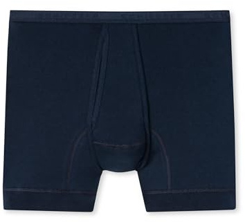 Schiesser Herren Unterhose Mit Bein Und Eingriff - Original Feinripp Unterwäsche, Navy, 3XL Große Größen EU