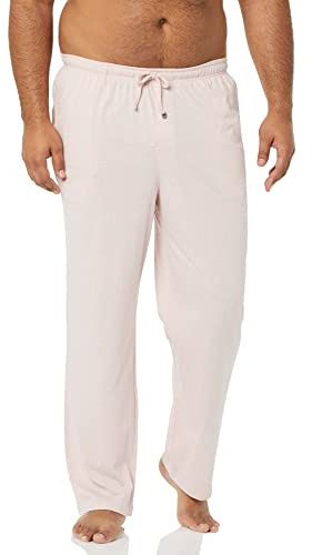 Amazon Essentials Men's Cotton Knit Pyjama Trouser, Pale Pink, 3XL