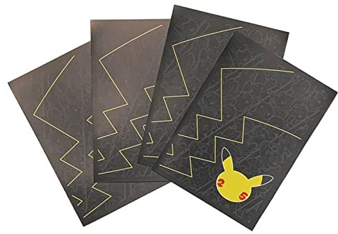 Celebrations – Pikachu – Pokemon Kartenhüllen – 65 Stück – Deckschutz – Elite Trainer Box Exklusiv