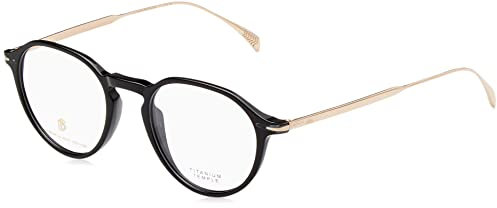 DAVID BECKHAM Brille DB 1105 Größe 49-20 mm Schwarz Gold