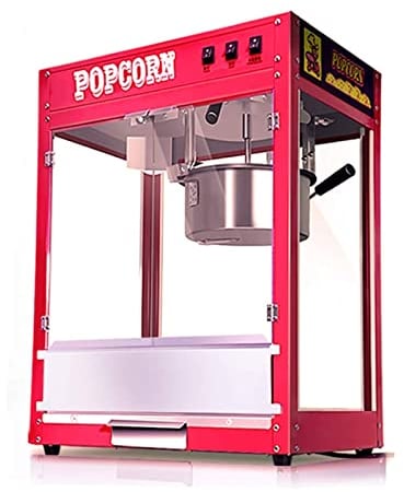 Máquina de Palomitas de maíz, máquina de Palomitas de maíz de 1600 W, máquina de Palomitas de maíz Comercial, máquina de Palomitas de maíz eléctrica, Barra de Mesa, Cocina de palom