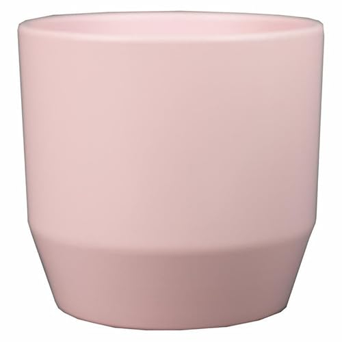 innaGLAS Pot de Fleurs en céramique Lenas, Rose Clair Mat, 9cm, Ø8cm - Cache-Pot