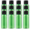 BPZXL Pack of 24, Empty 50ml Refillable Green Plastic Bottles with Black Flip Cap Bottle for Cosmetic shampoo conditioner lotion shower gel Treavl etc