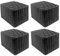 Drive Design Set 4 Pezzi TAMPONI H 120 mm. per Ponte Sollevatore - Tamponi, Supporti, Blocchi n Gomma rettangolari 160x120x120 per Ponti sollevatori corghi ravaglioli omcn