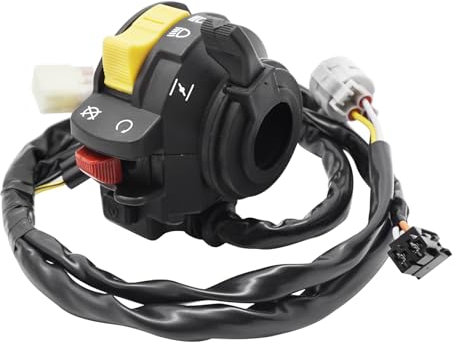 Mabutingti Interruptor de manillar izquierdo para Suzuki LTZ 400 QuadSport Z 400 2003 – 2004, Mando luces interruptor de luz, interruptor de apagado, botón