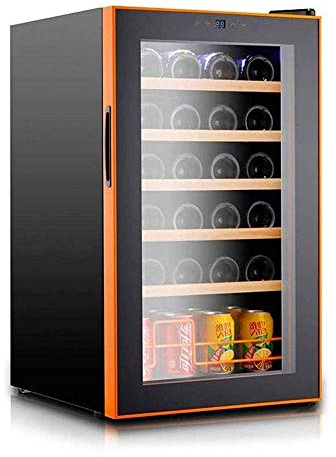Suuim Cantinetta frigo per Vino con compressore da 24 Bottiglie Freestanding Funzionamento Silenzioso Frigoriferi per Vino Cantina Display Touch Digitale Finitura Protettiva UV Sbrinamento Automatico